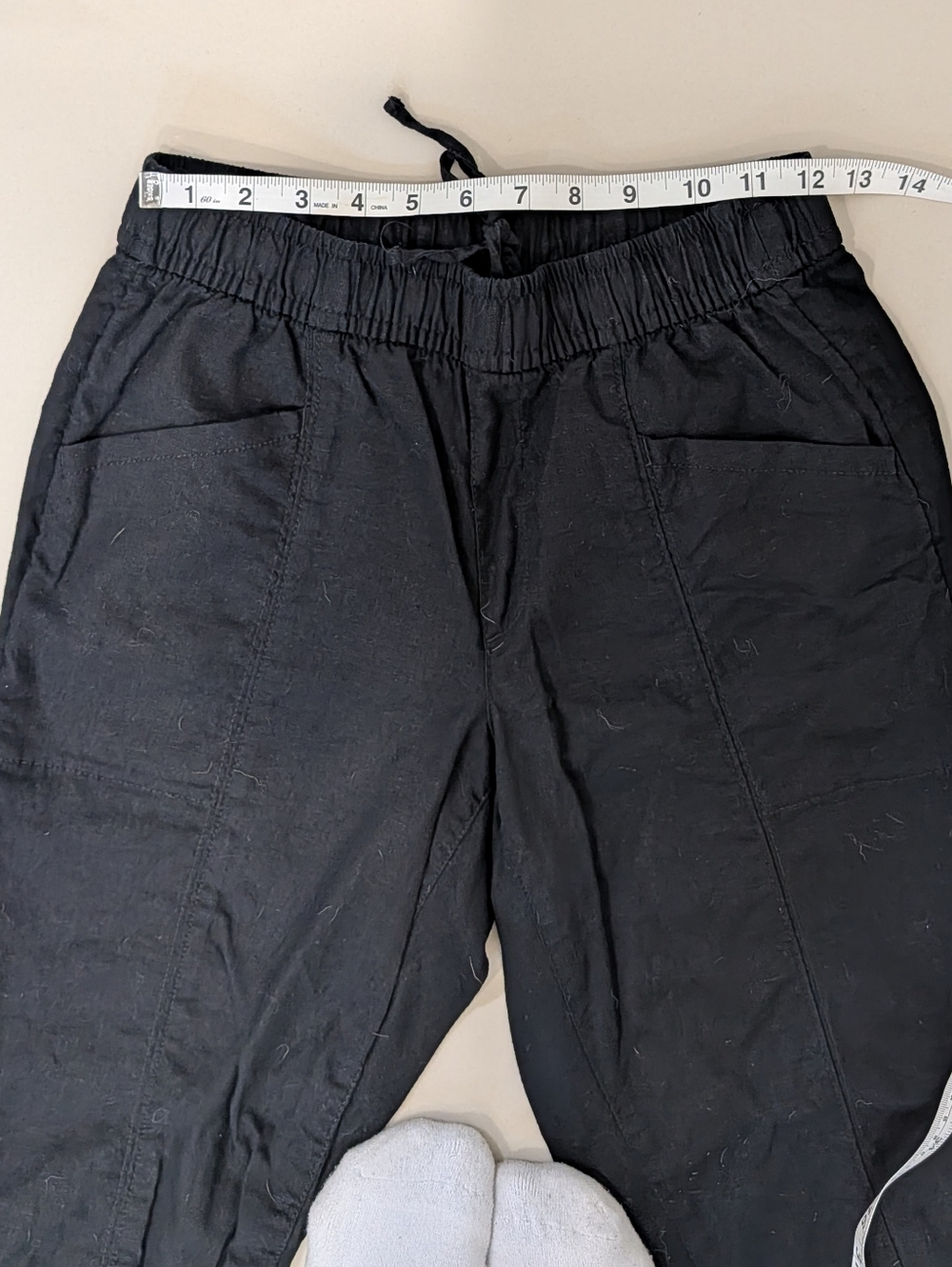 Linen Cropped Pants - Picture 8 of 11
